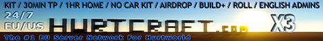 [EU/US] HURTCRAFT.com X3 NO WIPE TP/HOME/KIT/NEW CARS/LOOT++